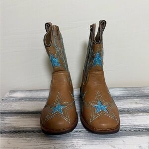 Wonder Nation sparkle star cowgirl boots • Toddler 9